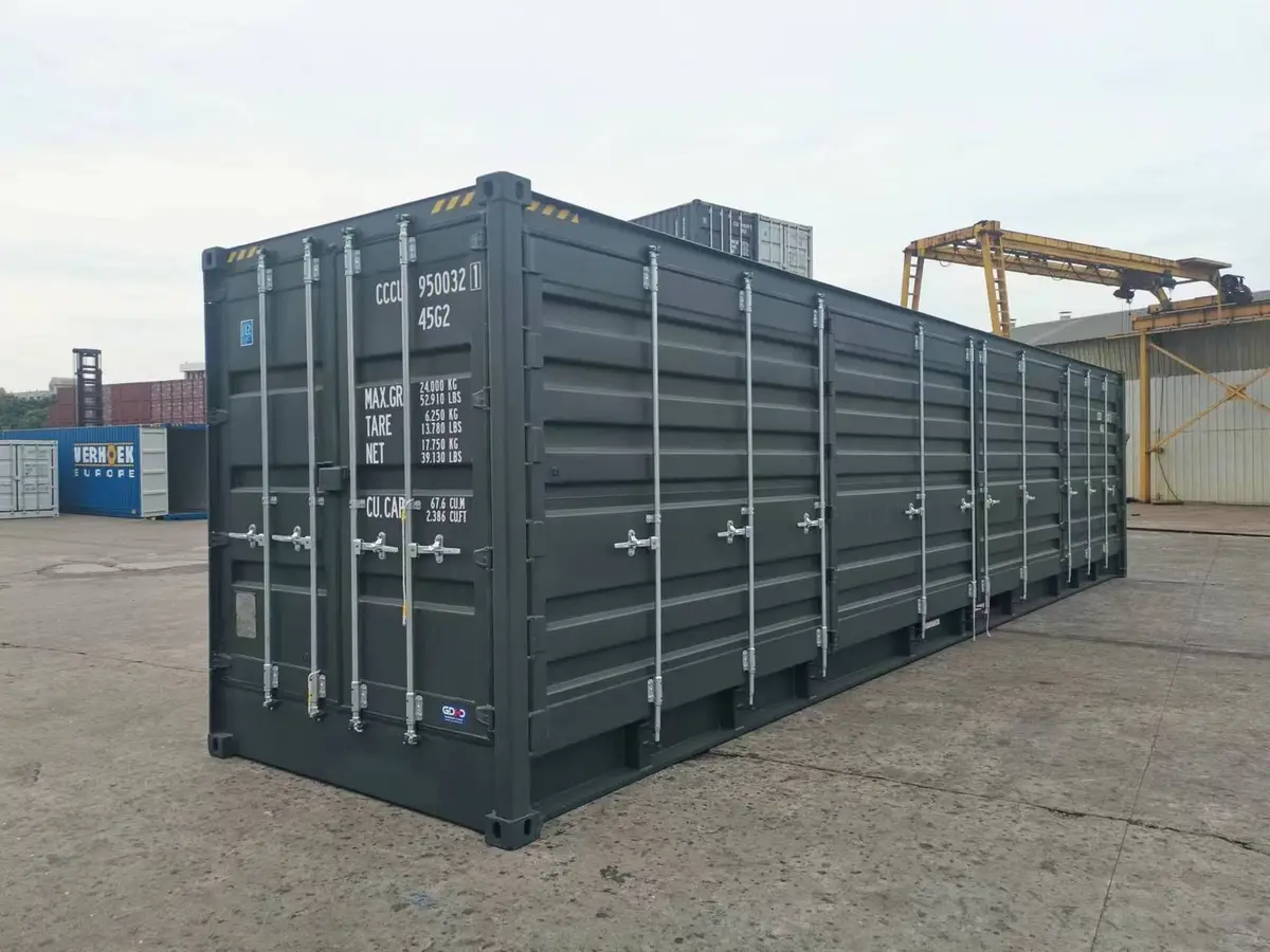 Contentor nuovo di 40 pés High Cube con porta lateral - immagine 3