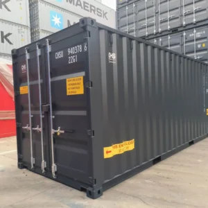 Contentor nuovo di 20 pés con dupla porta.