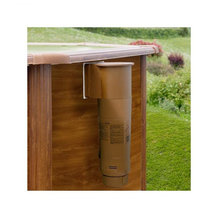 Piscina Desmontável GRE Sicilia Circular – Efeito legno - immagine 3