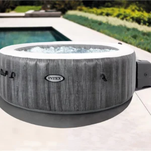 Intex PureSpa Deluxe legno Cinza – 63″ x 21″